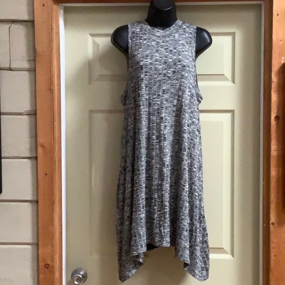 Anthropologie Maeve Emerson gray ribbed knit dress - Picture 2 of 12